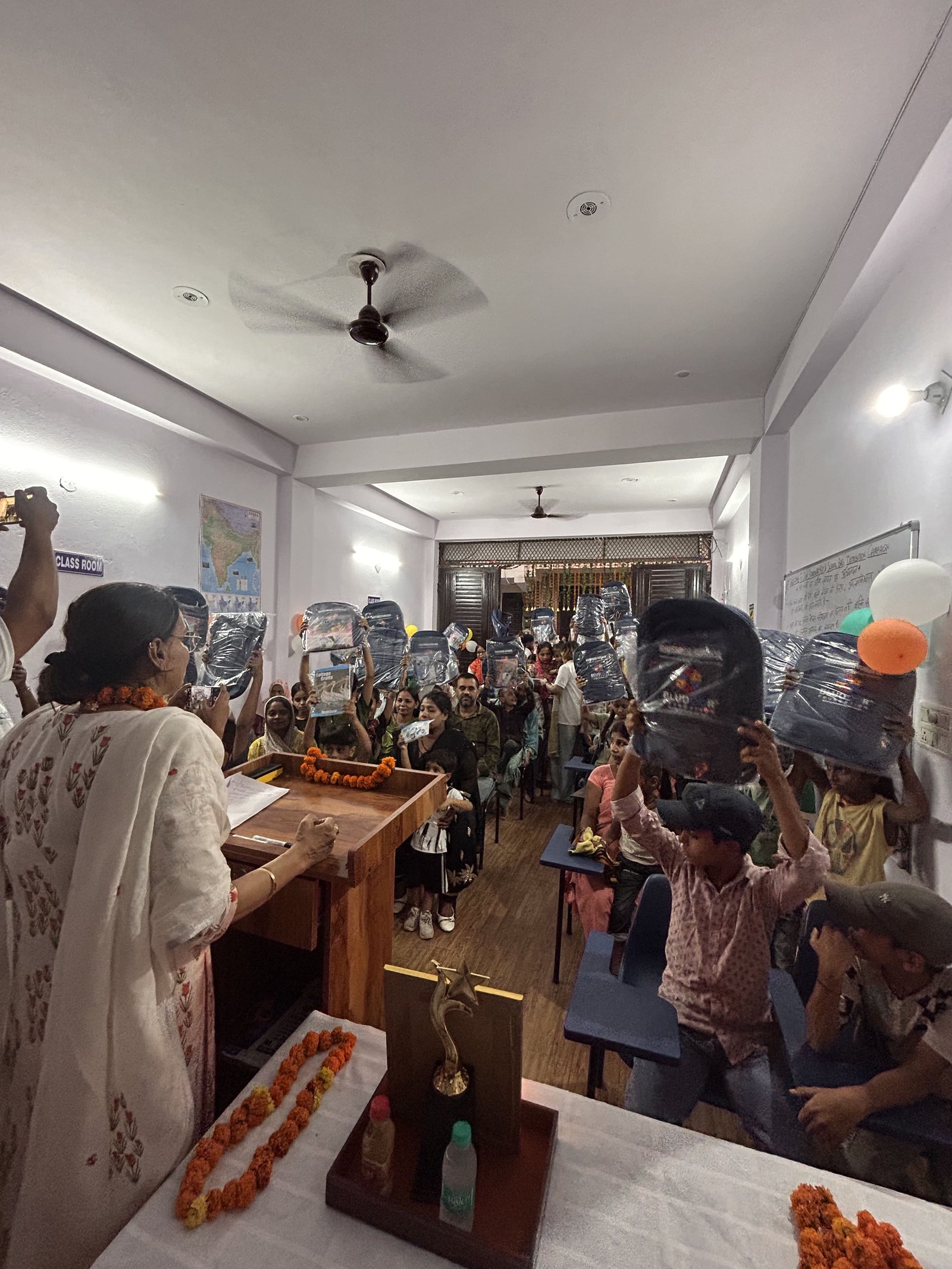 Free School Bag & Stationery Kit Distribution